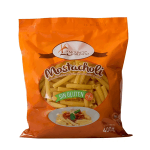 PASTA MOSTACHOLI GLUTEN FREE X 400GR MOLINOS DEL MUNDO