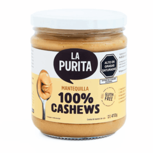 MANTEQUILLA DE CASHEW X 410GR LA PURITA