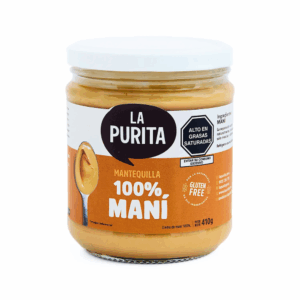 MANTEQUILLA DE MANI X 410GR LA PURITA