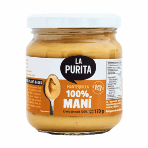 MANTEQUILLA DE MANI X 170GR LA PURITA