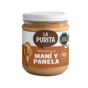 MANTEQUILLA DE MANI Y PANELA X 410GR LA PURITA