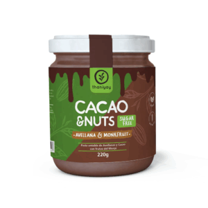 CACAO & NUTS AVELLANA Y MONKFRUIT X 220GR THANIYAY