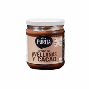 CREMA DE AVELLANAS Y CACAO X 410GR LA PURITA