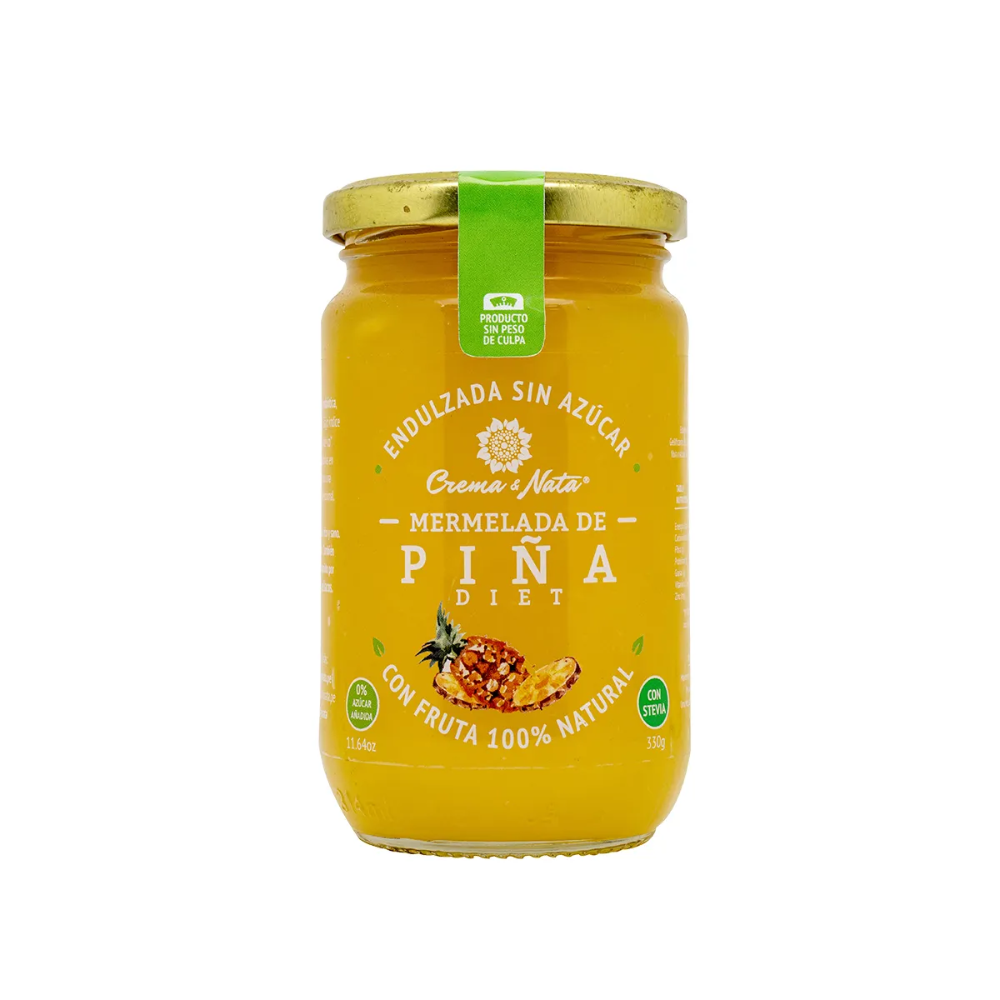 MERMELADA DE PIÑA DIET X 330ML CREMA & NATA