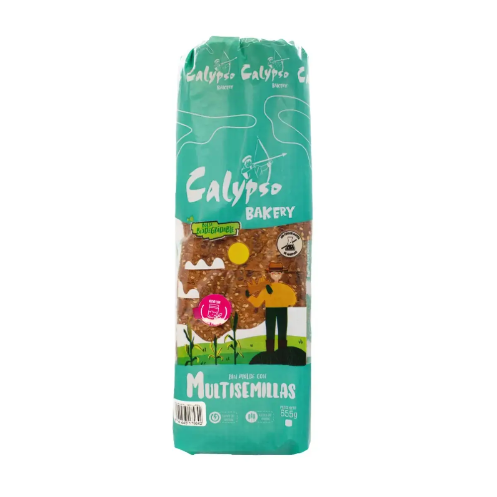 PAN MOLDE DE MASA MADRE MULTISEMILLAS X 655GR CALYPSO