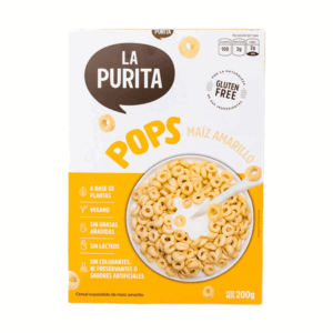 CEREAL POPS MAIZ AMARILLO X 200GR LA PURITA