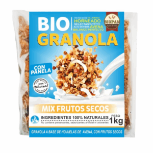 GRANOLA CON PANELA MIX DE FRUTOS SECOS X 1KG BIOPAN