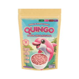 CEREAL QUINGO CON FRESA X 300GR ORGANDINA