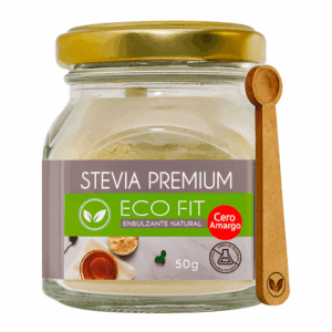 STEVIA PREMIUM EN POLVO VIDRIO X 50GR ECOFIT