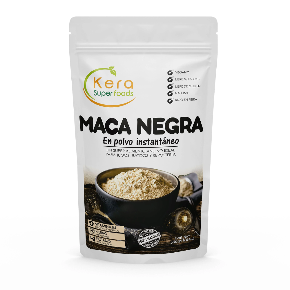 MACA NEGRA INSTANTANEA X 500GR KERA SUPERFOODS