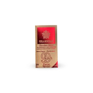 CHOCOLATE FINO  DE ARANDANO BITTER 99% CACAO ENDULSADO CON STEVIA X 70 GR PERLA MONTALVO