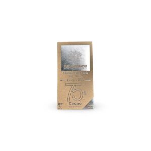 CHOCOLATE FINO DE LECHE 75% CACAO ENDULSADO CON STEVIA X 70 GR PERLA MONTALVO