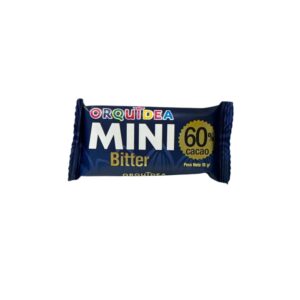 MINICHOCOLATE BITTER 60 % CACAO X 18 GR ORQUIDEA