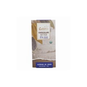 CHOCOLATE BITTER 85% CACAO ENDULZADO CON AZÚCAR DE COCO CALYPSO
