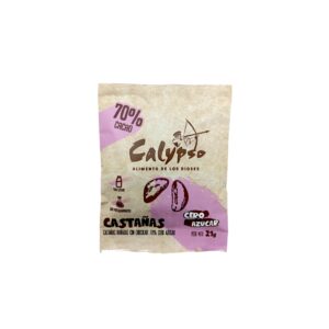 CASTAÑA BAÑADO EN CHOCOLATE 70% CACAO – 0% AZÚCAR (21 g)