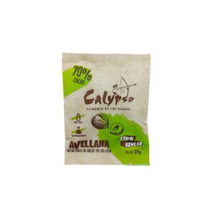 AVELLANA BAÑADO EN CHOCOLATE 70% CACAO – 0% AZÚCAR (21 g)