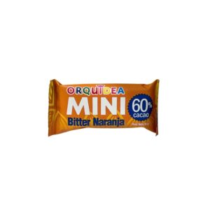 MINICHOCOLATE BITTER CON NARANJA 60 % CACAO X 18 GR ORQUIDEA