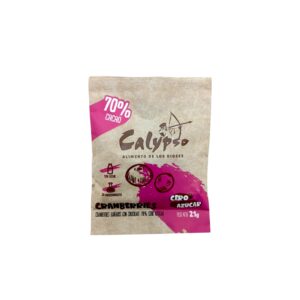 CRAMBERRY BAÑADA EN CHOCOLATE 70% CACAO – 0% AZÚCAR (21 g)