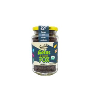 CHISPAS DE CHOCOLATE 70% CACAO VIDRIO 250G CALYPSO