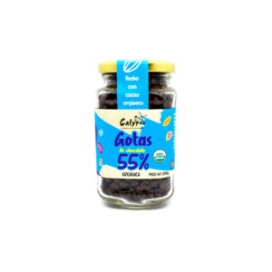 CHISPAS DE CHOCOLATE 55% CACAO VIDRIO 250G CALYPSO