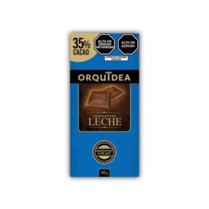 CHOCOLATE DE LECHE 35% CACAO X 45GR ORQUIDEA