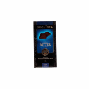 CHOCOLATE BITTER 60% CACAO X 45GR ORQUIDEA