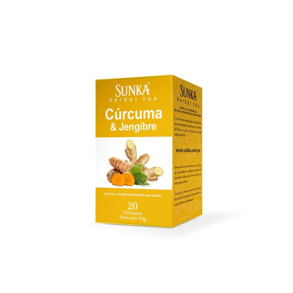 INFUSION CURCUMA CON JEMGIBRE X 20 SUNKA