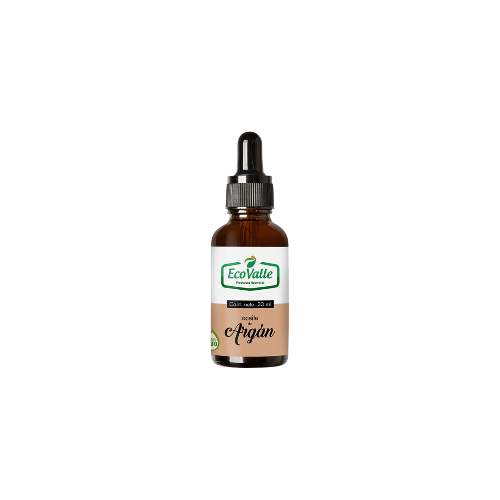 ACEITE VEGETAL DE ARGAN FSC. VIDRIO X 33 ML ECOVALLE