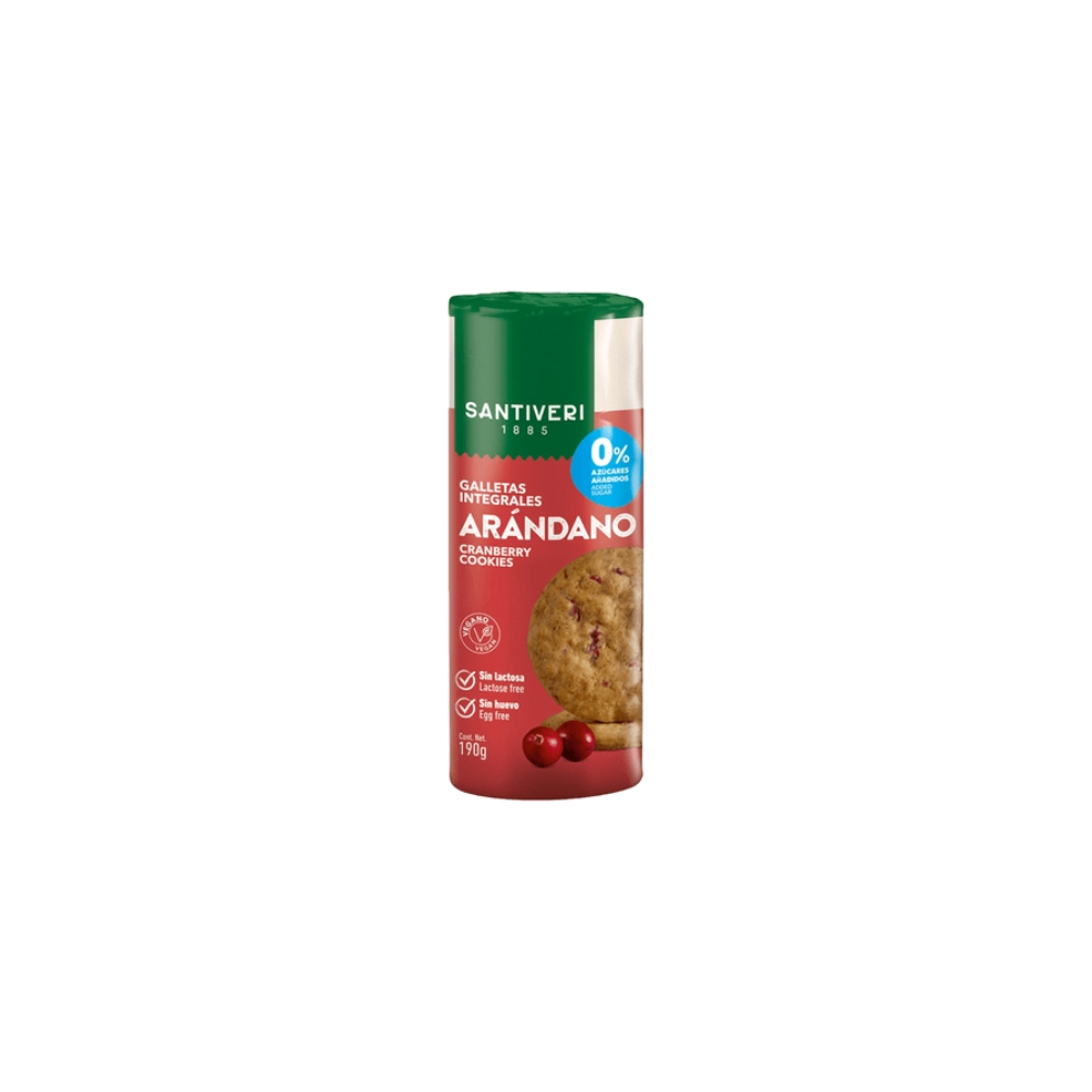 GALLETA DIGESTIVE ARANDANO 0 AZUCAR X 200 GR SANTIVERI