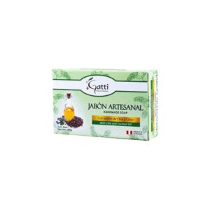 JABÓN ARTESANAL ACEITE DE CHÍA & COCO – OLOR LIMÓN GATTI X 150 GR