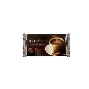 CHOCOLATE PARA TAZA ORQUIDEA 100 % CACAO ORGANICO 100 GR