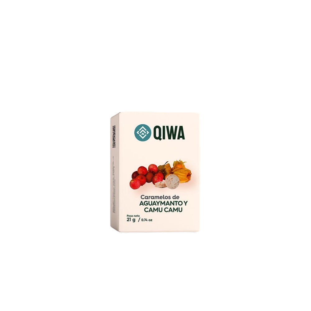 CARAMELO DE AGUAYMANTO Y CAMU CAMU 21 GR QIWA
