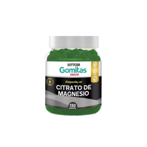 GOMITAS SOTTCOR CITRATO DE MAGNESIO X 130 GOMITAS ADULTOS