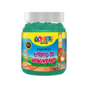 GOMITAS SOTTCOR CITRATO DE MAGNESIO X 130 GOMITAS NIÑOS