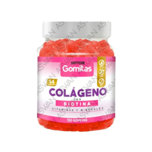 GOMITAS SOTTCOR COLAGENO CON BIOTINA X 130 GOMITAS ADULTOS
