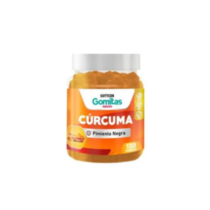 GOMITAS SOTTCOR CURCUMA Y PIMIENTA NEGRA X 130 GOMITAS ADULTOS