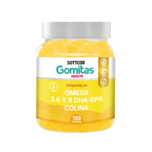GOMITAS SOTTCOR OMEGA 3, 6 Y 9 DHA-EPA X 130 GOMITAS