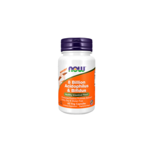 PROBIÓTICOS 8 BILLION ACIDOPHILUS & BIFIDUS X 60 CAPSULAS NOW