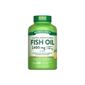 FISH OIL OMEGA 3 2400MG X 120 SOFTGELS NATURE'S TRUTH