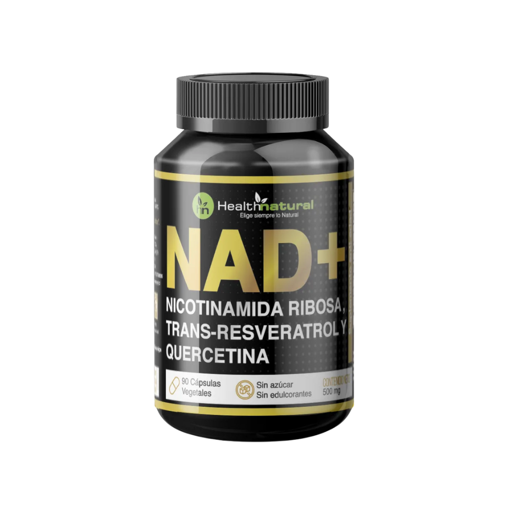 NAD + RESVERATROL 500MG X 90 CAPSULAS HEALTH NATURAL
